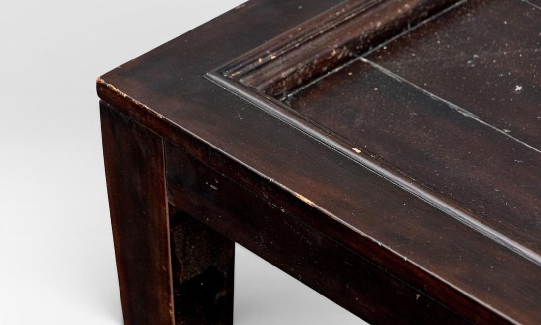 Bernhardt Vintage Patina Solid Mahogany Square Coffee Table - 6
