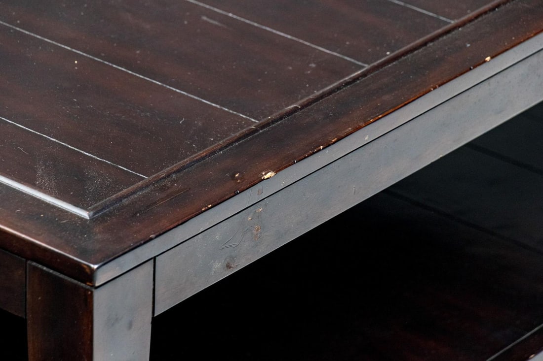 Bernhardt Vintage Patina Solid Mahogany Square Coffee Table - 8