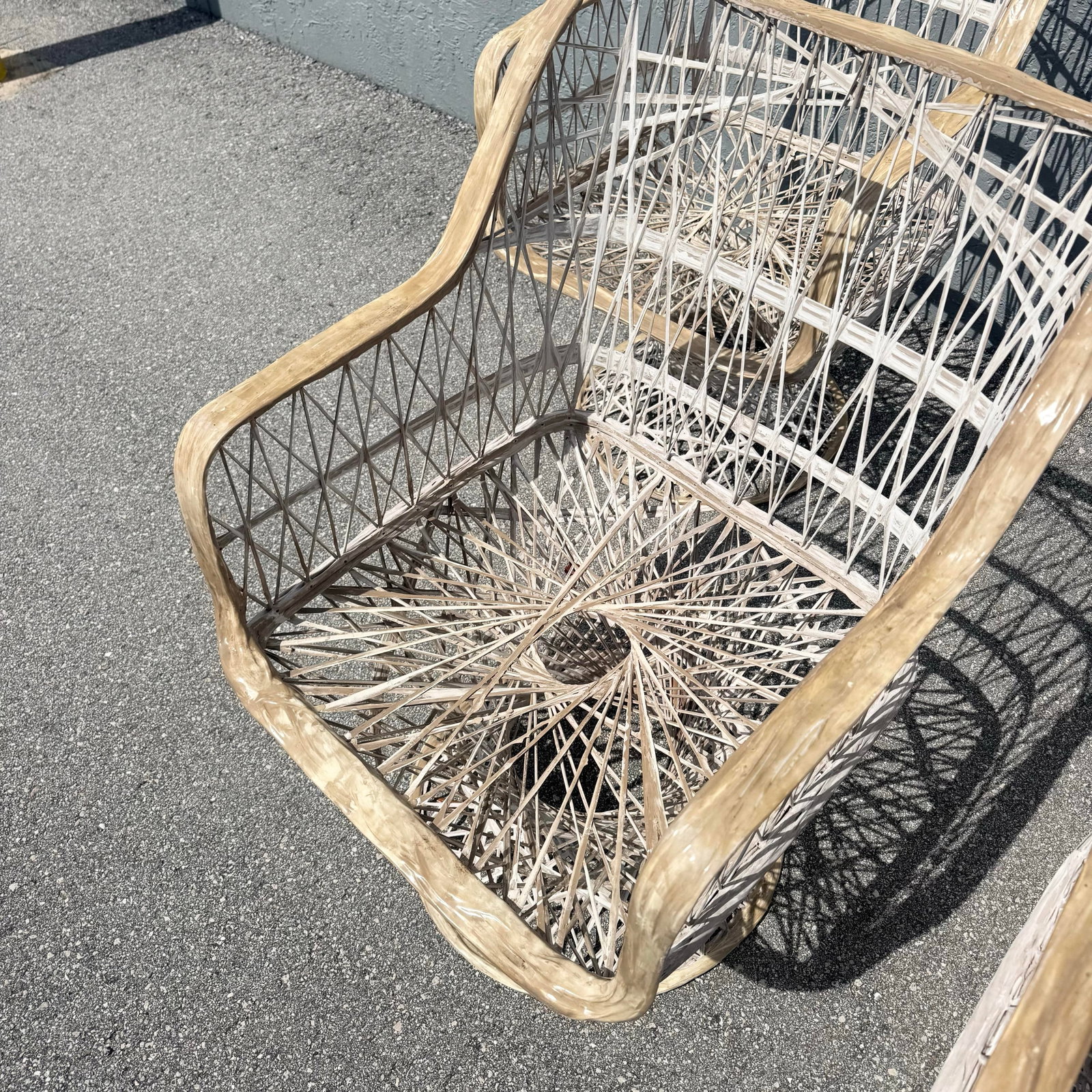 Mid Century Modern Spun Fiberglass Dining Set - 5 Pieces - 12