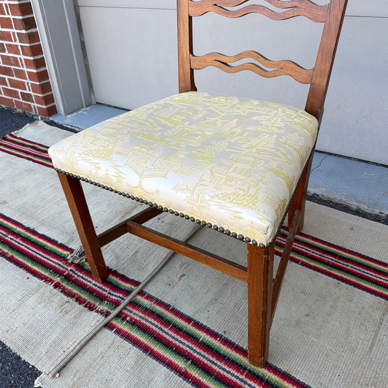 Antique Mahogany Chippendale Ribbon Back Side Chair, Massachusetts, Circa 1800 - 10