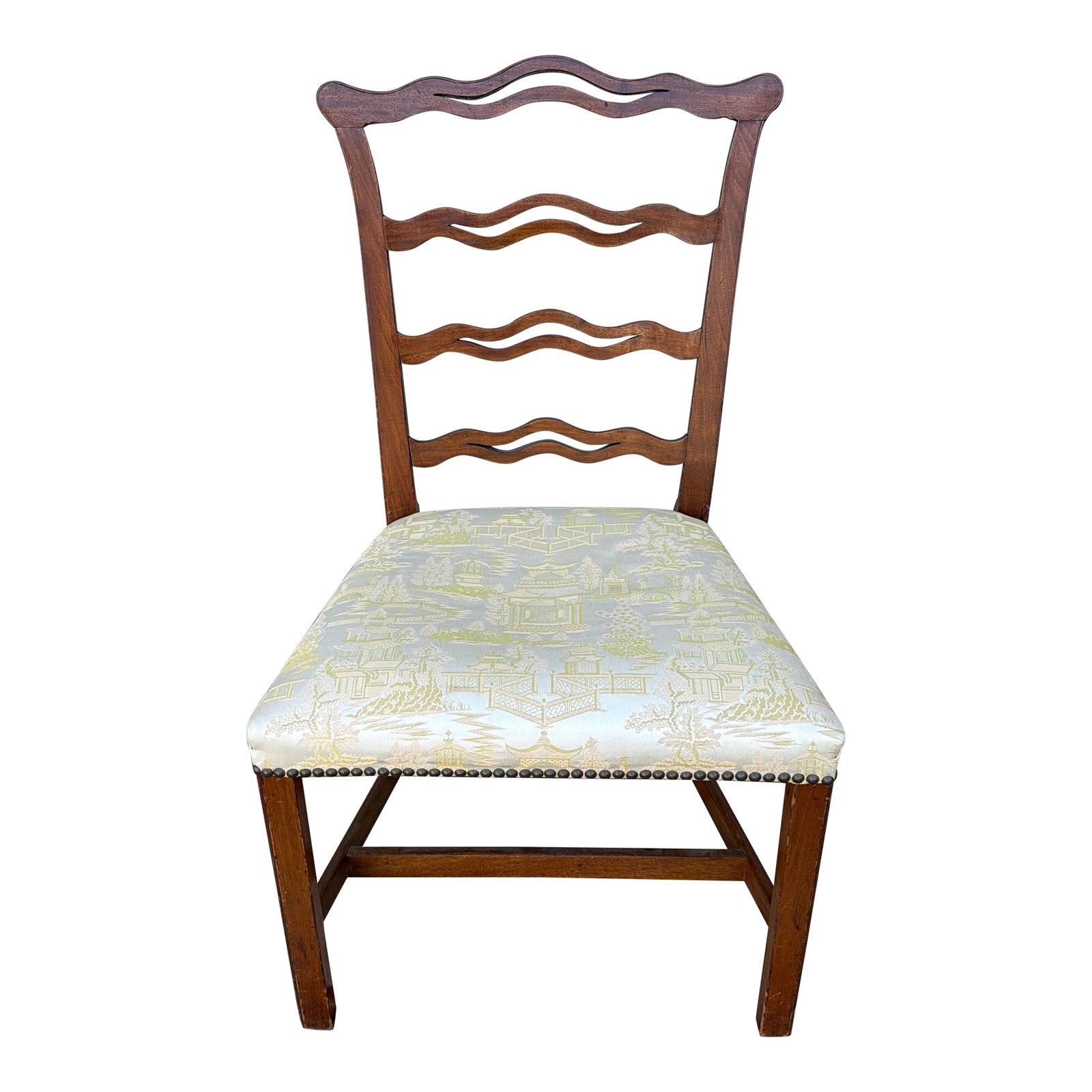 Antique Mahogany Chippendale Ribbon Back Side Chair, Massachusetts, Circa 1800 (1 of 12)