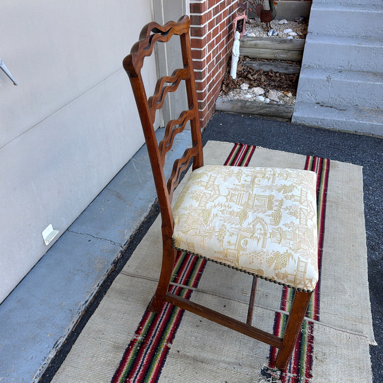 Antique Mahogany Chippendale Ribbon Back Side Chair, Massachusetts, Circa 1800 - 3