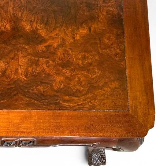 Vintage Drexel Heritage Ming Treasure Burlwood Asian Modern Side Table - 8