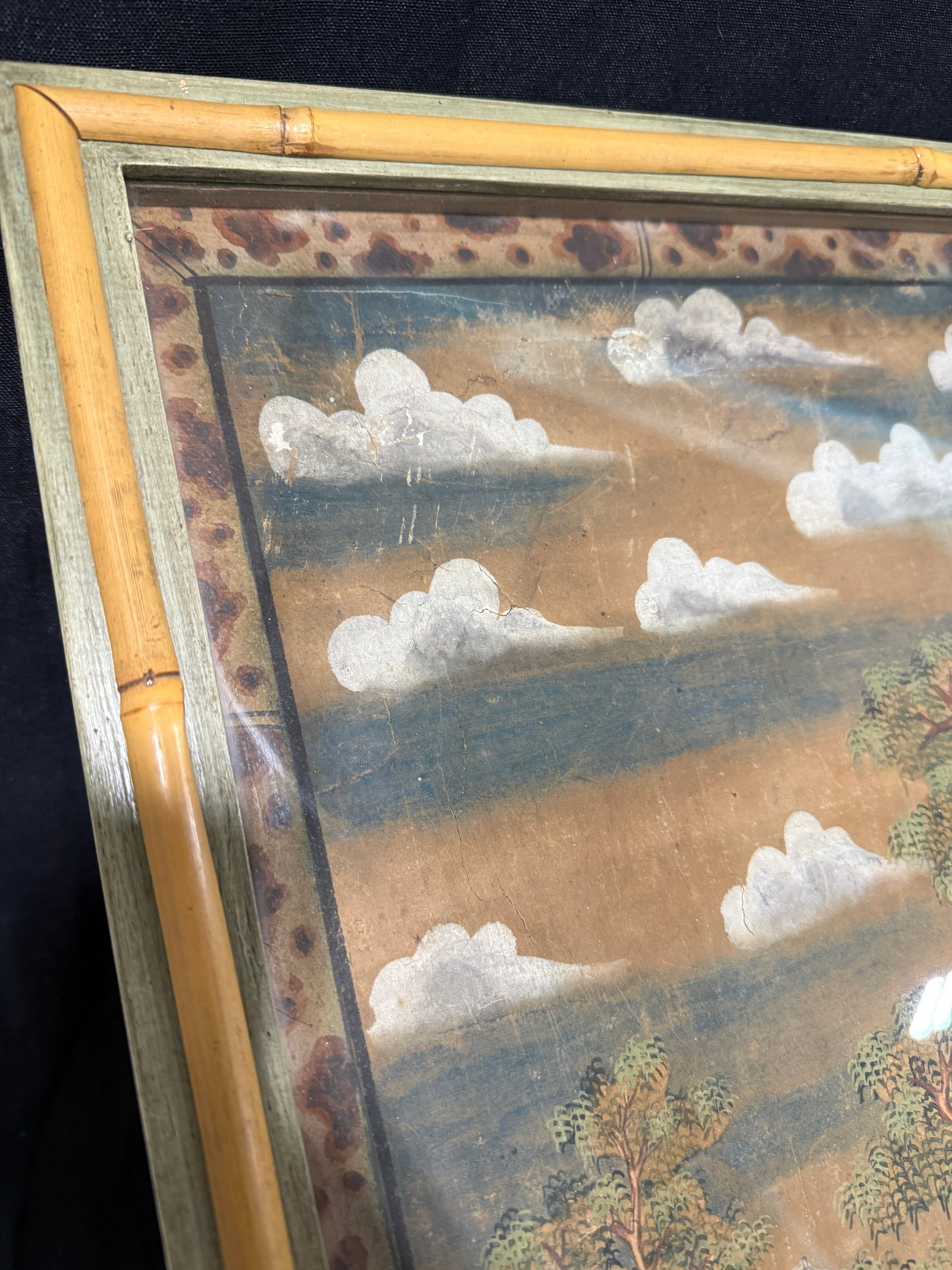 18th Century, Chinese Export Qing Pith Painting of Court Ladies *Stair & Co* - 2