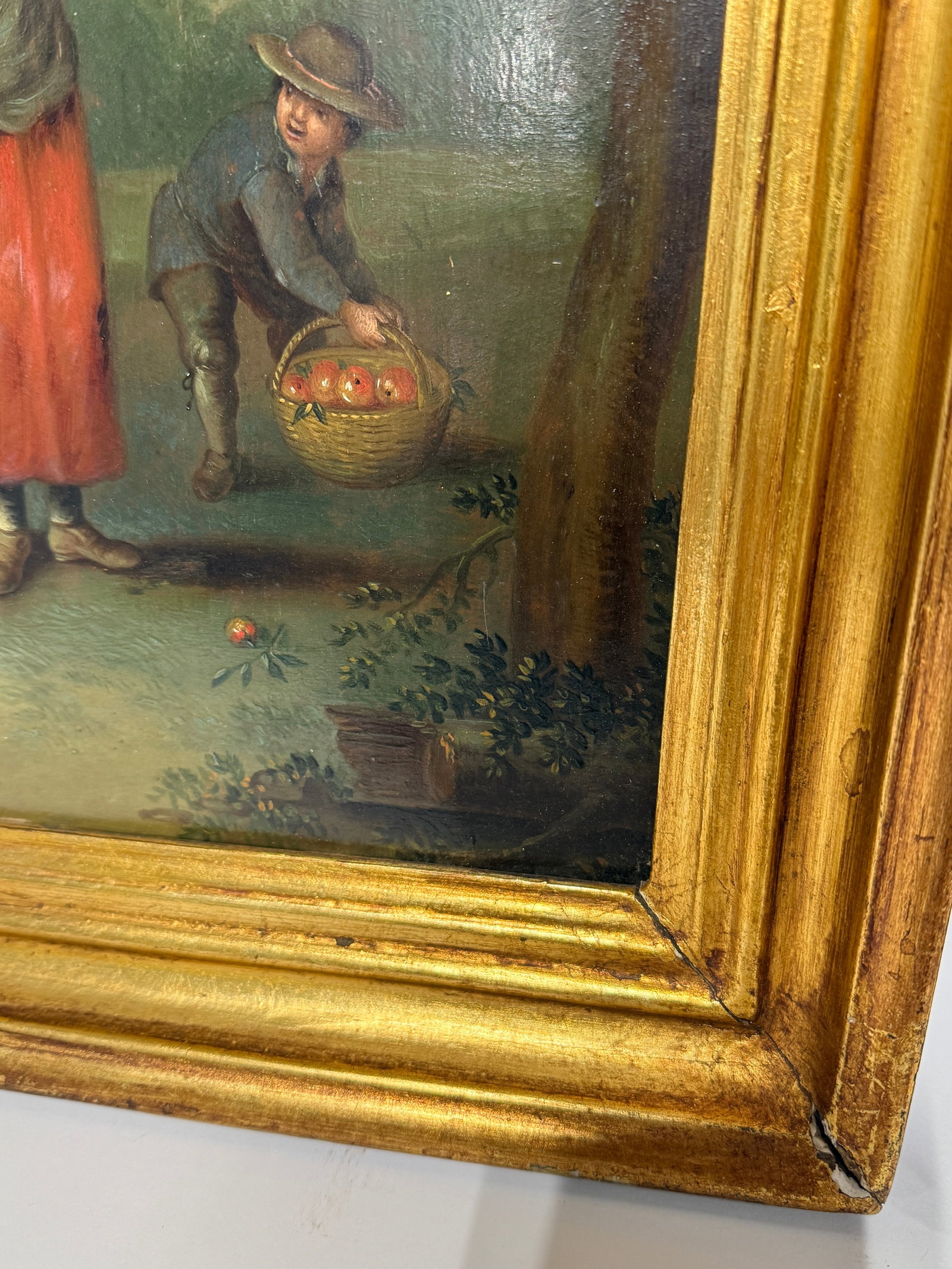 Pair, Continental School, 19th Century Dutch Taste Seasonal Genre Paintings - 2
