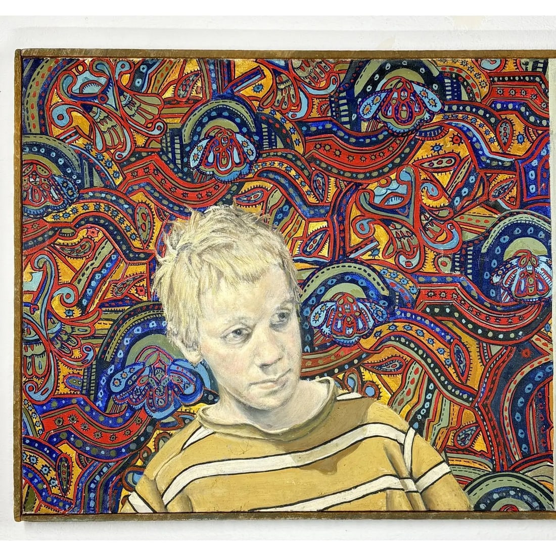 1980s Large Signed Philip Behymer Mid-Century Modern Portrait Museum-Collected Texas Artist 1983 - 3
