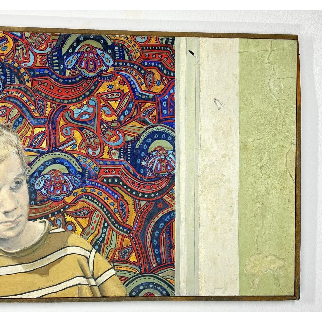 1980s Large Signed Philip Behymer Mid-Century Modern Portrait Museum-Collected Texas Artist 1983 - 4