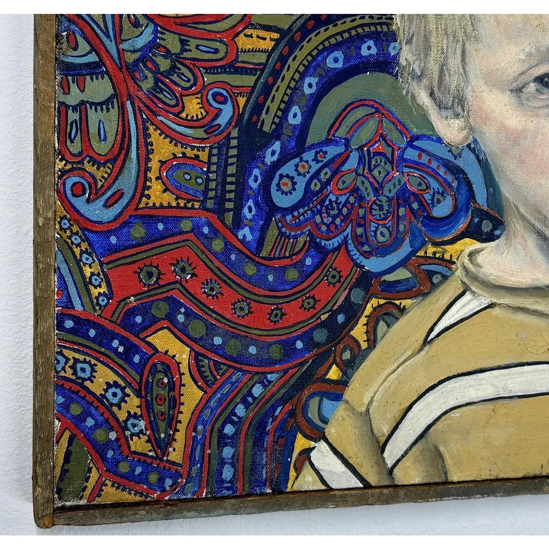 1980s Large Signed Philip Behymer Mid-Century Modern Portrait Museum-Collected Texas Artist 1983 - 7
