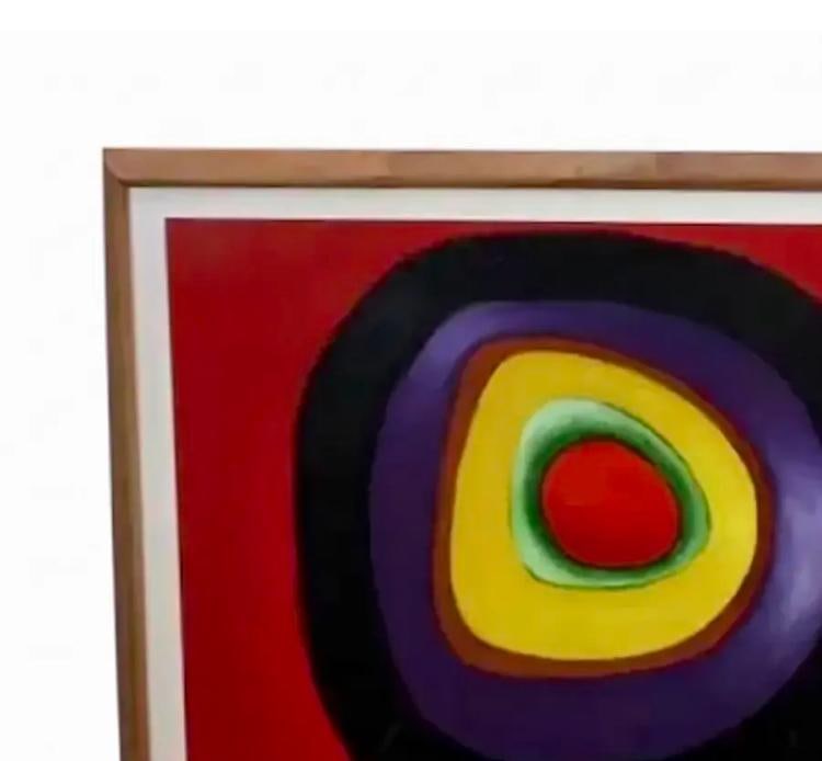 Late 20th Century W. Hall "The Circle" Original Oil Signed Painting - 3