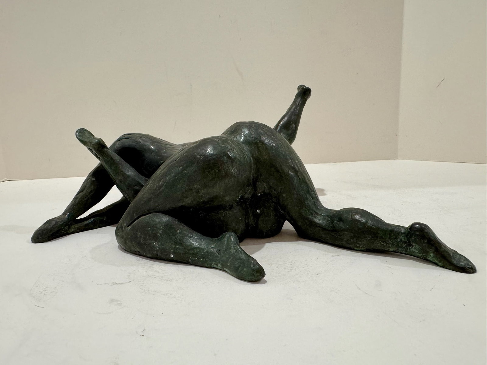 1960s Larry Mohr Bronze Lovers Embracing Sculpture Signed From Artist Estate - 5