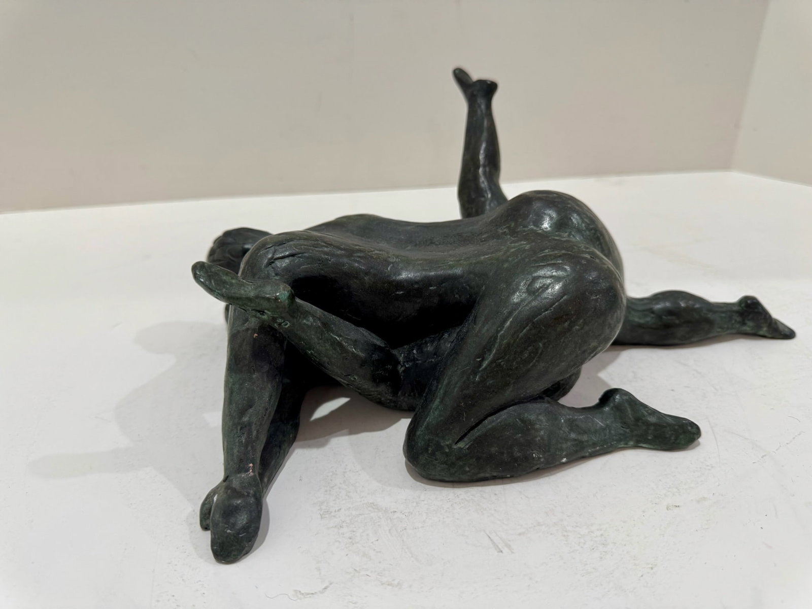 1960s Larry Mohr Bronze Lovers Embracing Sculpture Signed From Artist Estate - 6