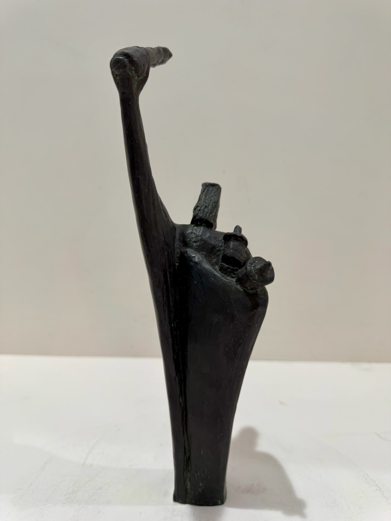 1960s Larry Mohr Bronze Abstract Figurative Sculpture Signed From Artist Estate - 2