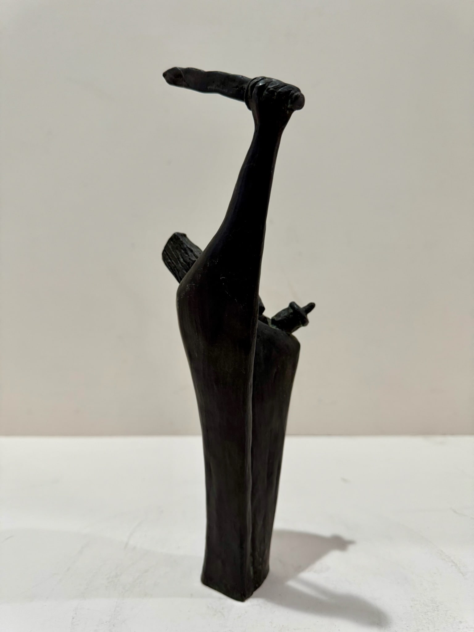 1960s Larry Mohr Bronze Abstract Figurative Sculpture Signed From Artist Estate - 3