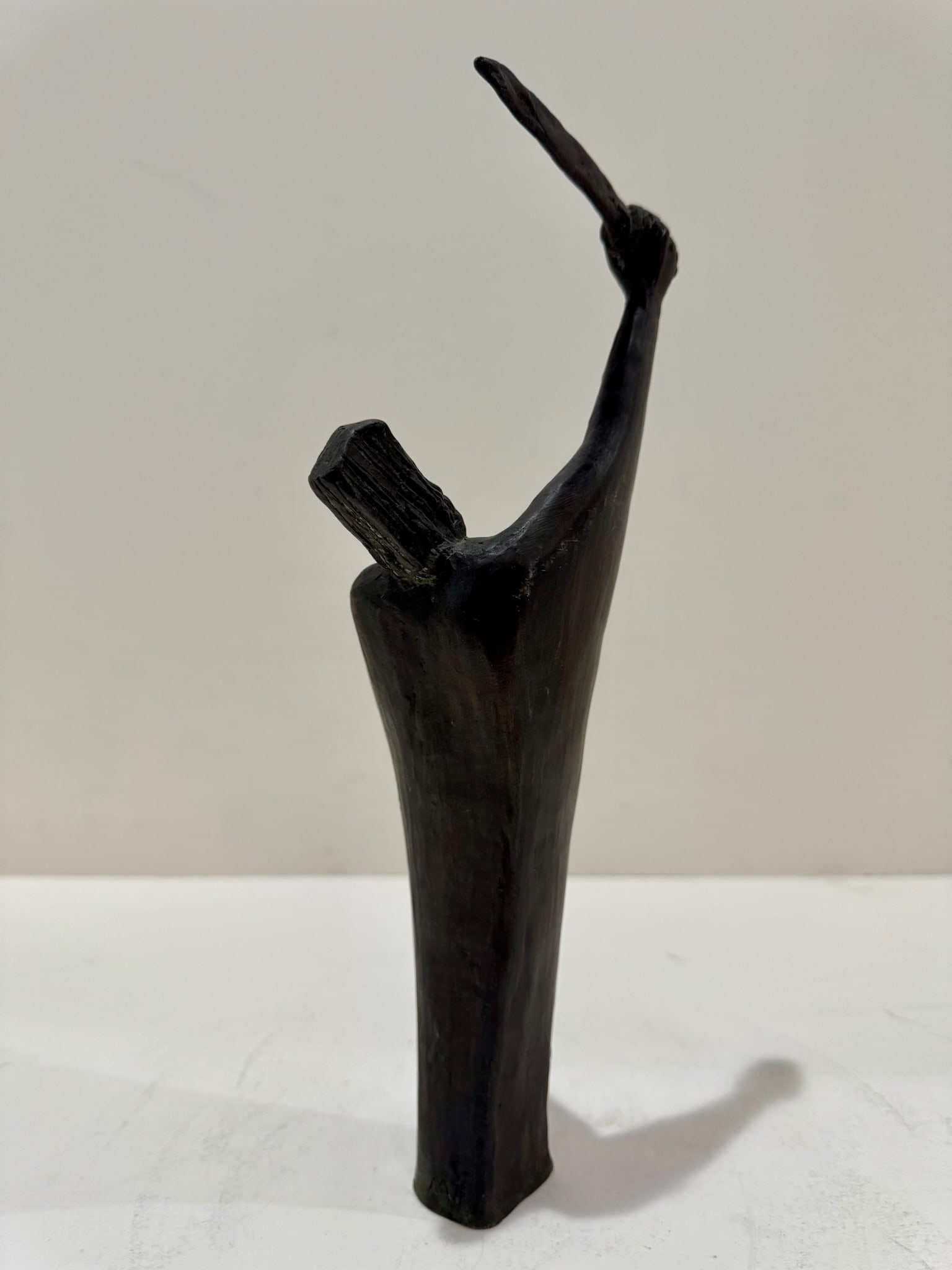 1960s Larry Mohr Bronze Abstract Figurative Sculpture Signed From Artist Estate - 4