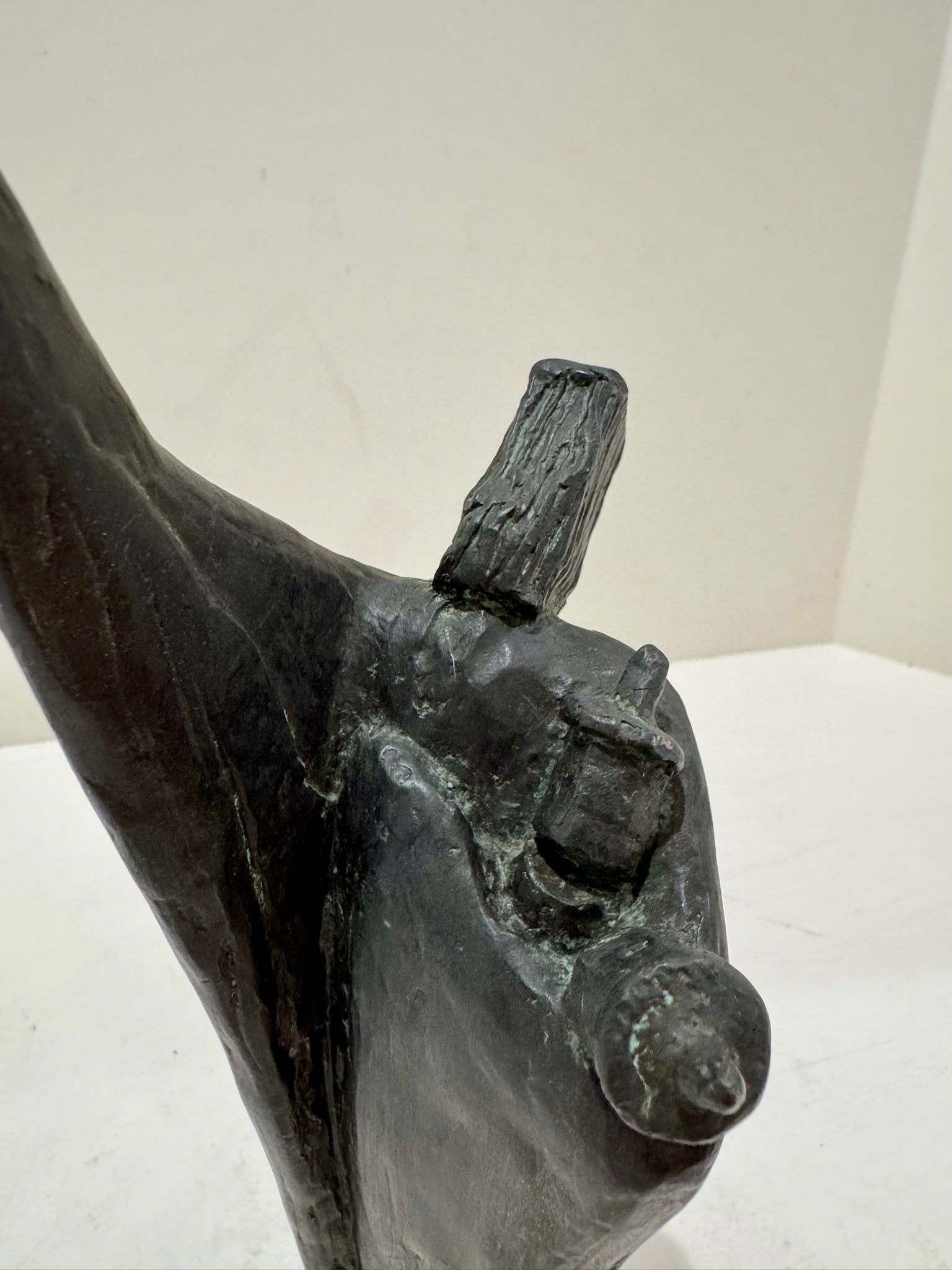 1960s Larry Mohr Bronze Abstract Figurative Sculpture Signed From Artist Estate - 5