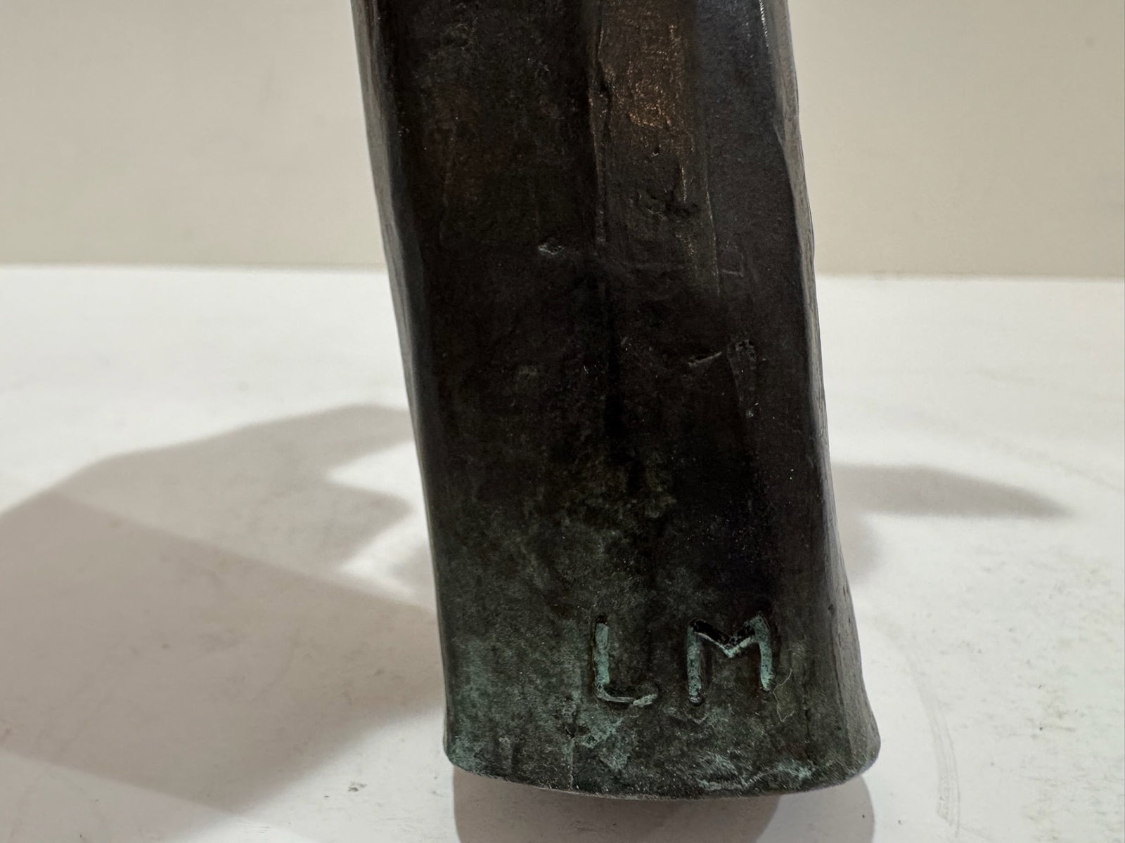 1960s Larry Mohr Bronze Abstract Figurative Sculpture Signed From Artist Estate - 7