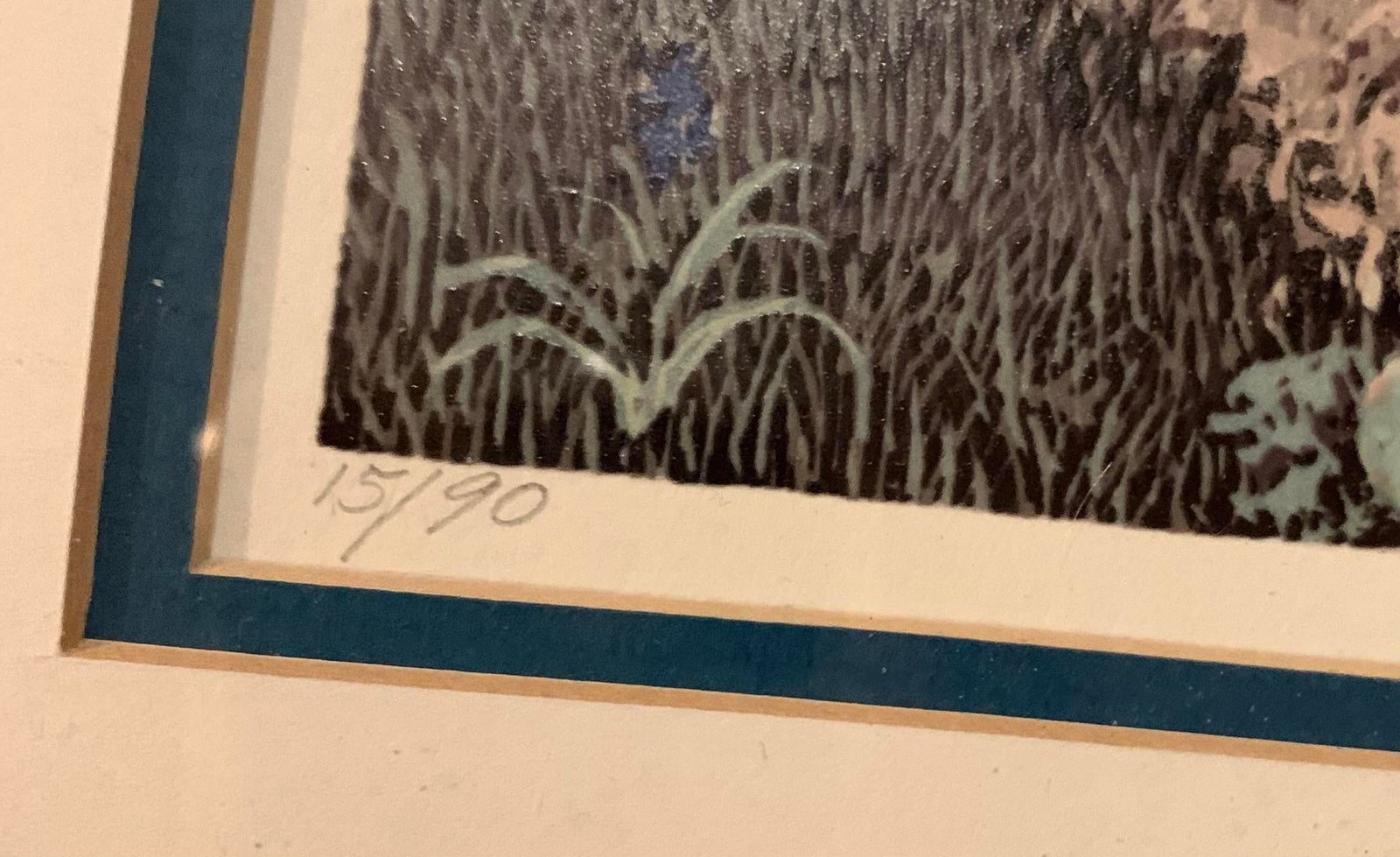 1990s "Anchored in Stone" Lt. Ed. Serigraph by Nw Artist Nancy Spaulding - 2