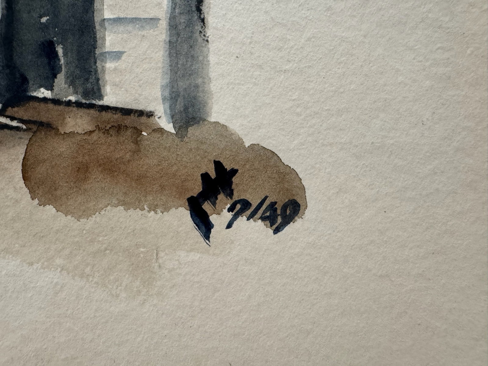 Henry Emil Salloch Original Watercolor on Stonington, Me. 1949. - 6