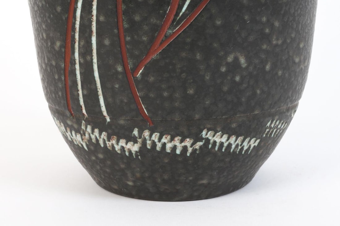 West German Ceramic Vase - 5