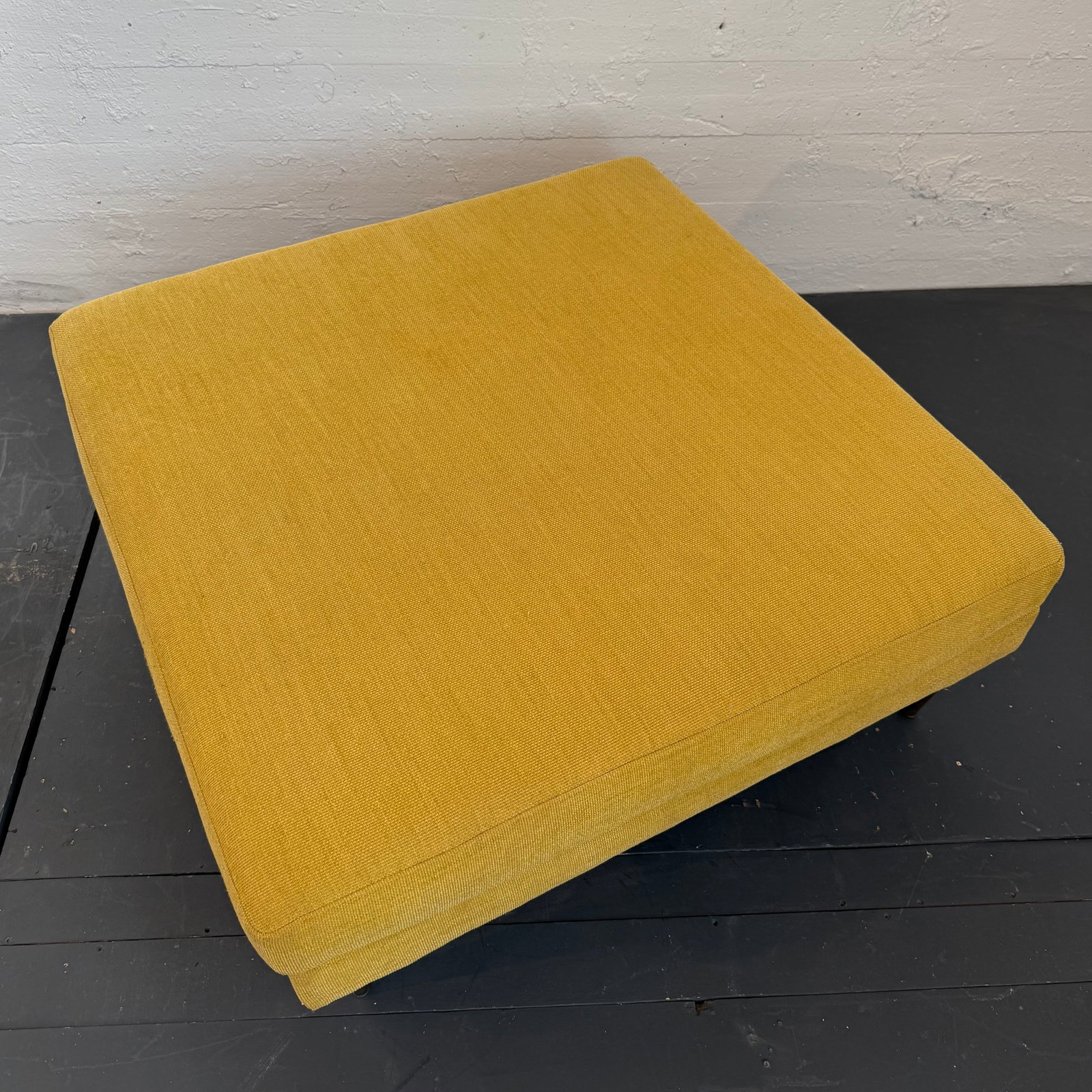 Mid-Century Modern Style Oversized Square Upholstered Ottoman - 5