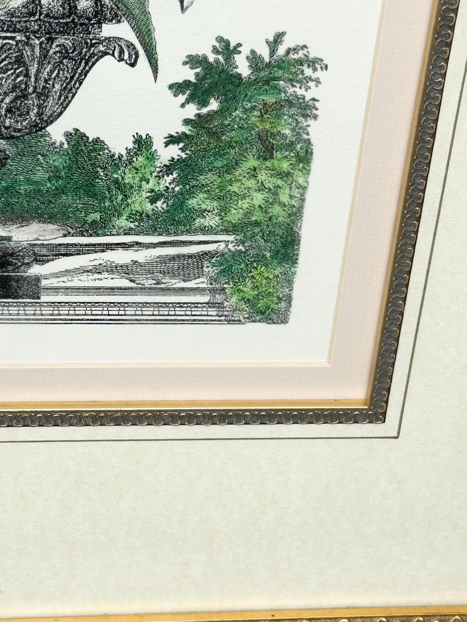 Vintage Framed Pink Cyclamen Flower Print - 4