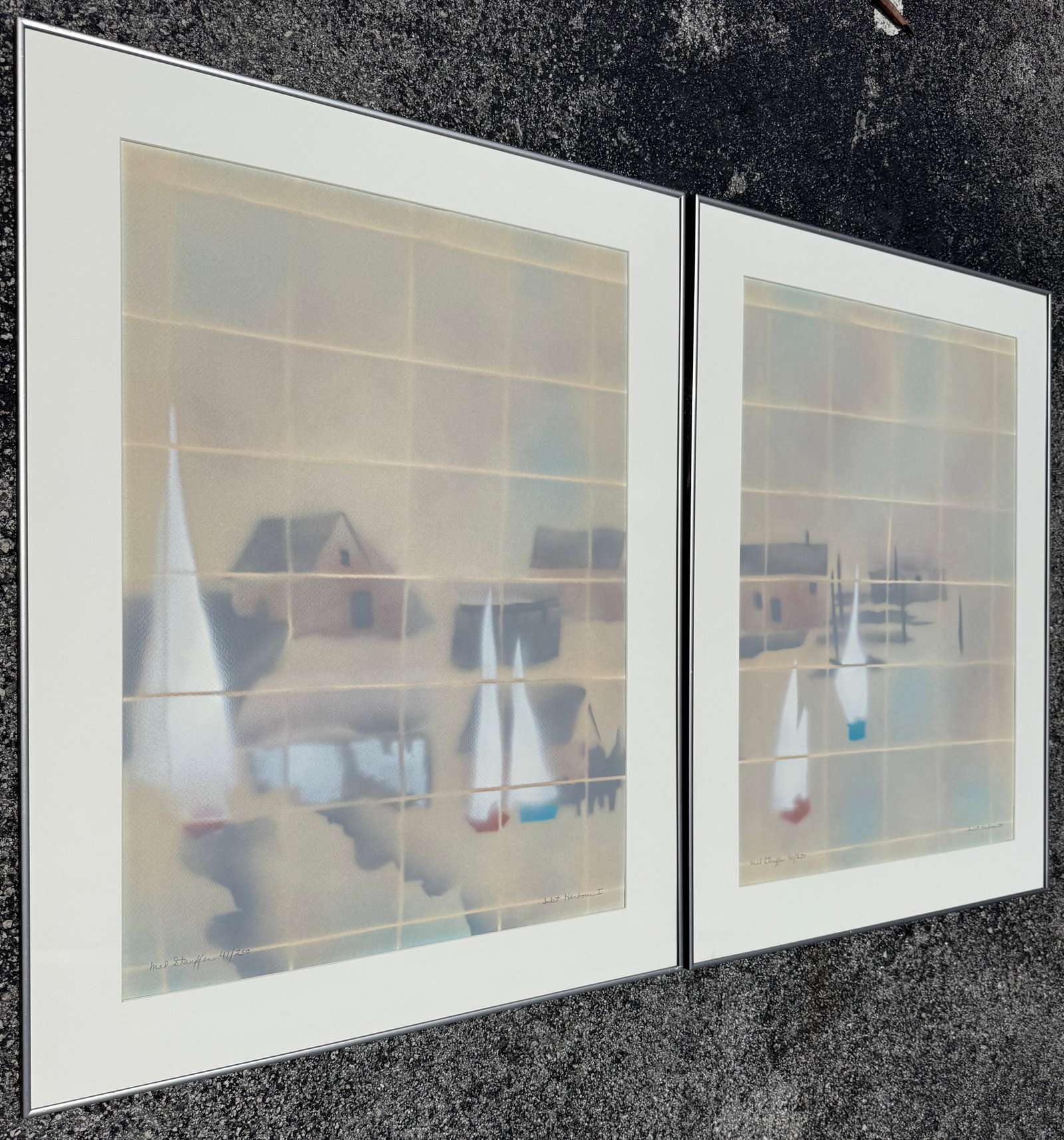 "Inlet Harbour 1 & 2" Limited Edition by Mel Stauffer - 2