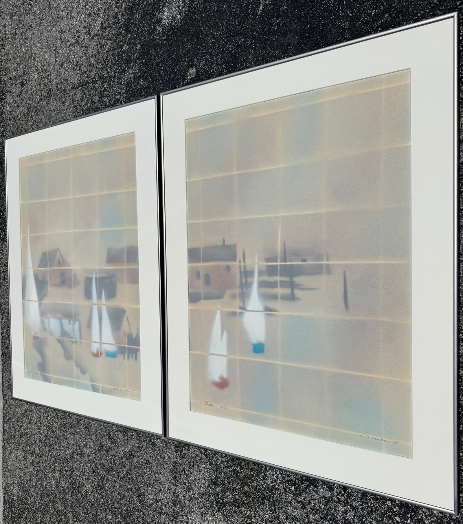 "Inlet Harbour 1 & 2" Limited Edition by Mel Stauffer - 3