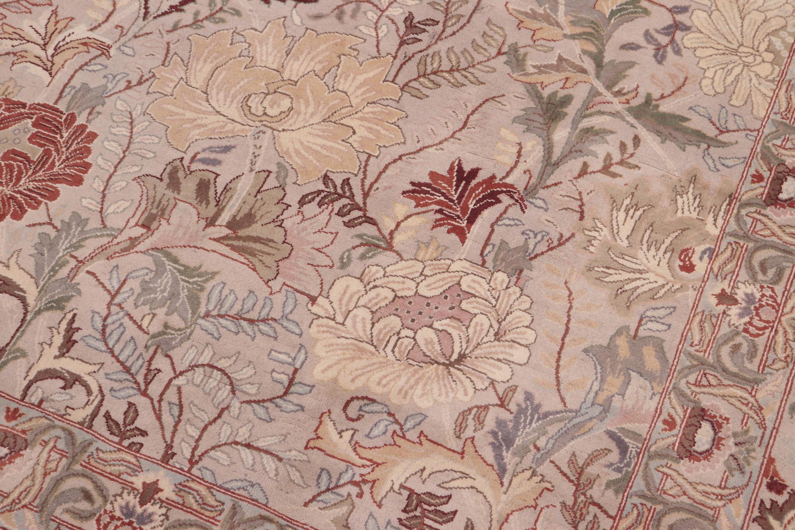 Shabby Chic Pak-Persian Gray/Gray Wool Rug - 9'0'' X 12'1'' - 3