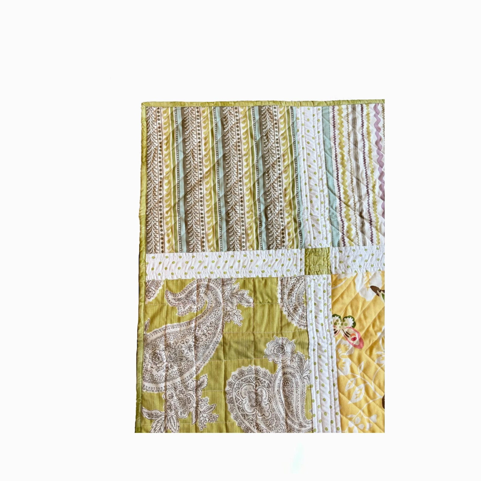 Vintage Piedmont Quilters Guild Garden Patchwork Quilt | Cottage Summer Throw - 3
