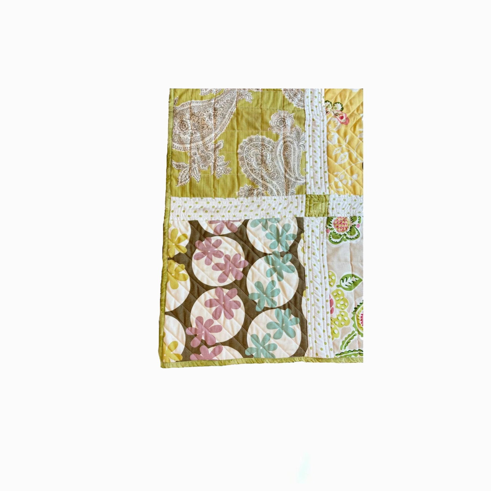 Vintage Piedmont Quilters Guild Garden Patchwork Quilt | Cottage Summer Throw - 4