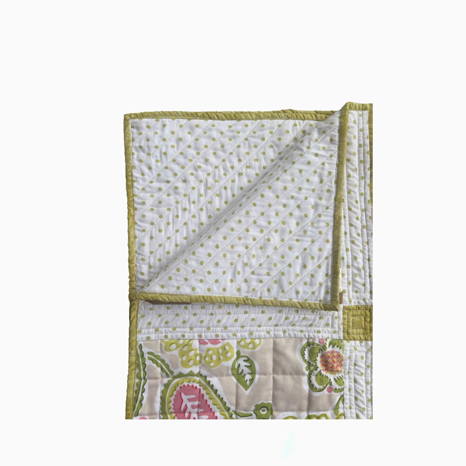 Vintage Piedmont Quilters Guild Garden Patchwork Quilt | Cottage Summer Throw - 7