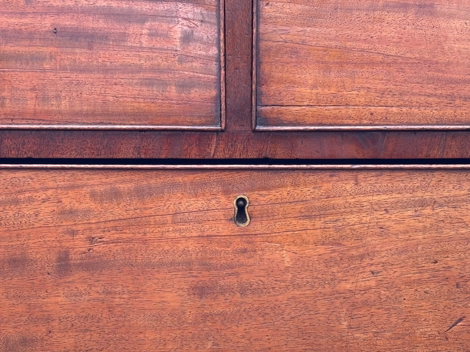 Mid 19th C. English "Two Over Three" Chest of Drawers - Highly Detailed, Original Brasses - 6