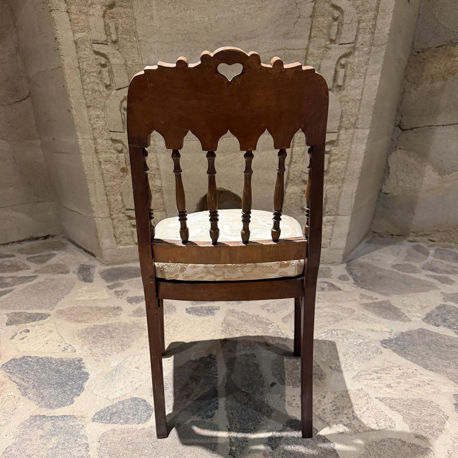 Thomas Day Style Antique Victorian Carved Wood Side Parlor Chair - 6