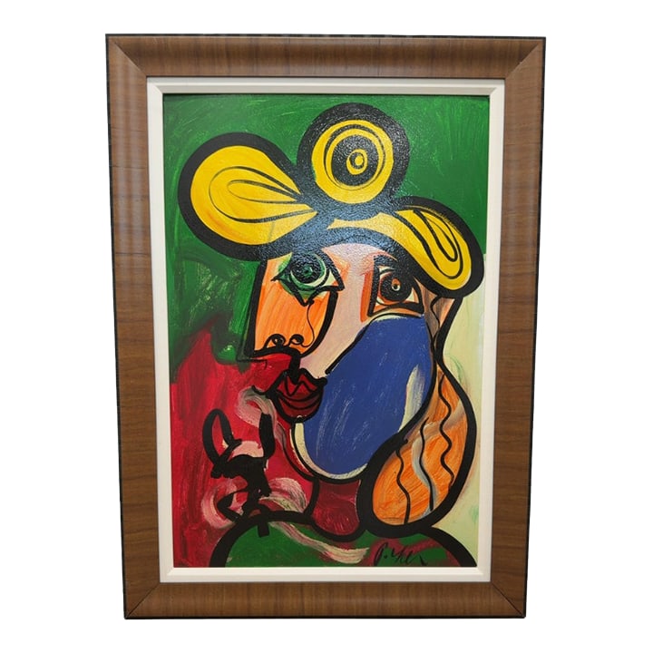 "My Friend Pablo", Peter Keil: Peter Keil is a German artist who focuses primarily on abstract expressionism. Keil painted with some of the greats, including Joan Miro, Pablo Picasso, and Andy Warhol, to name a few. This is an incr