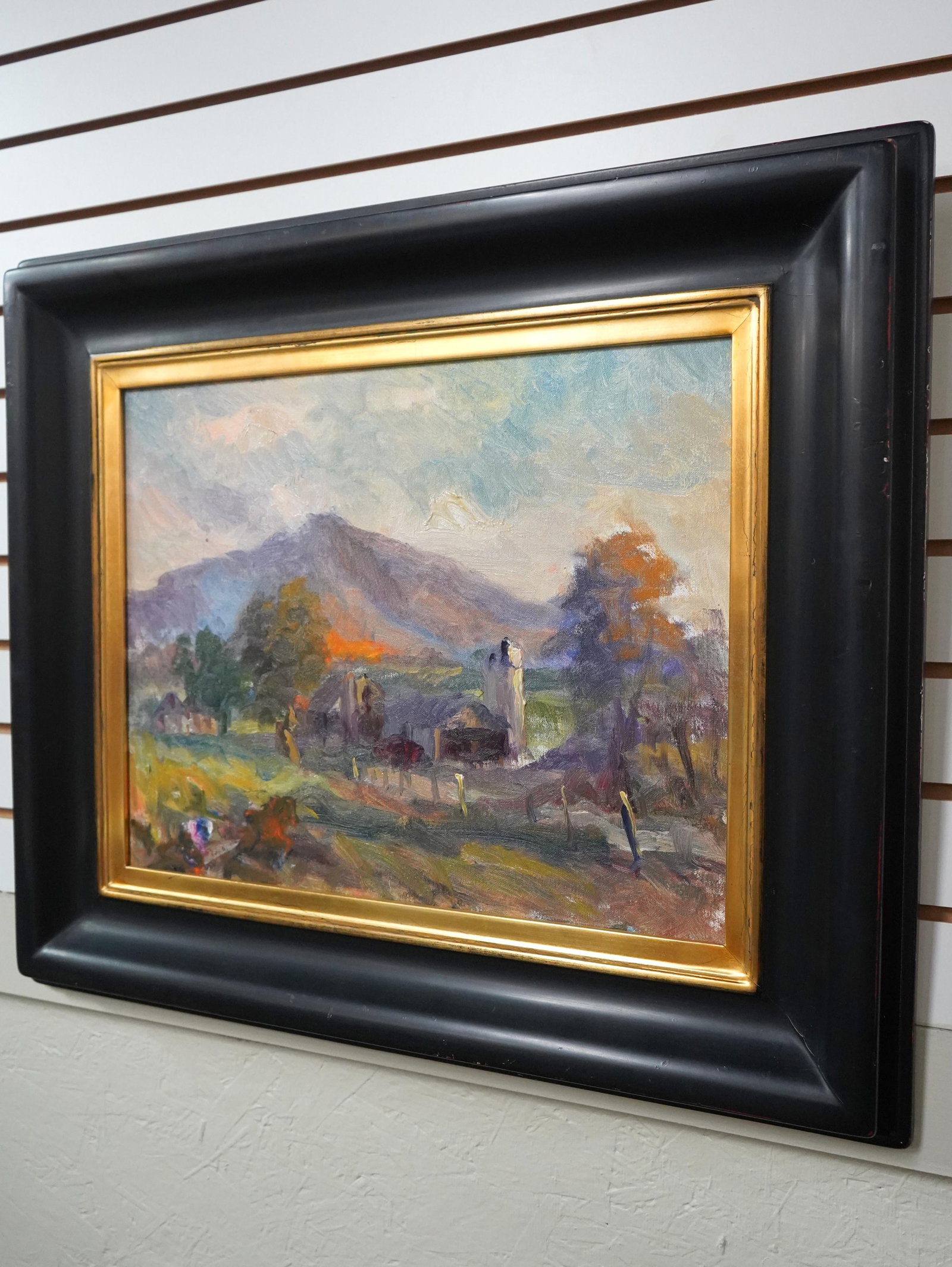 Robert Miller Oil Painting on Canvas of Mountain - 2