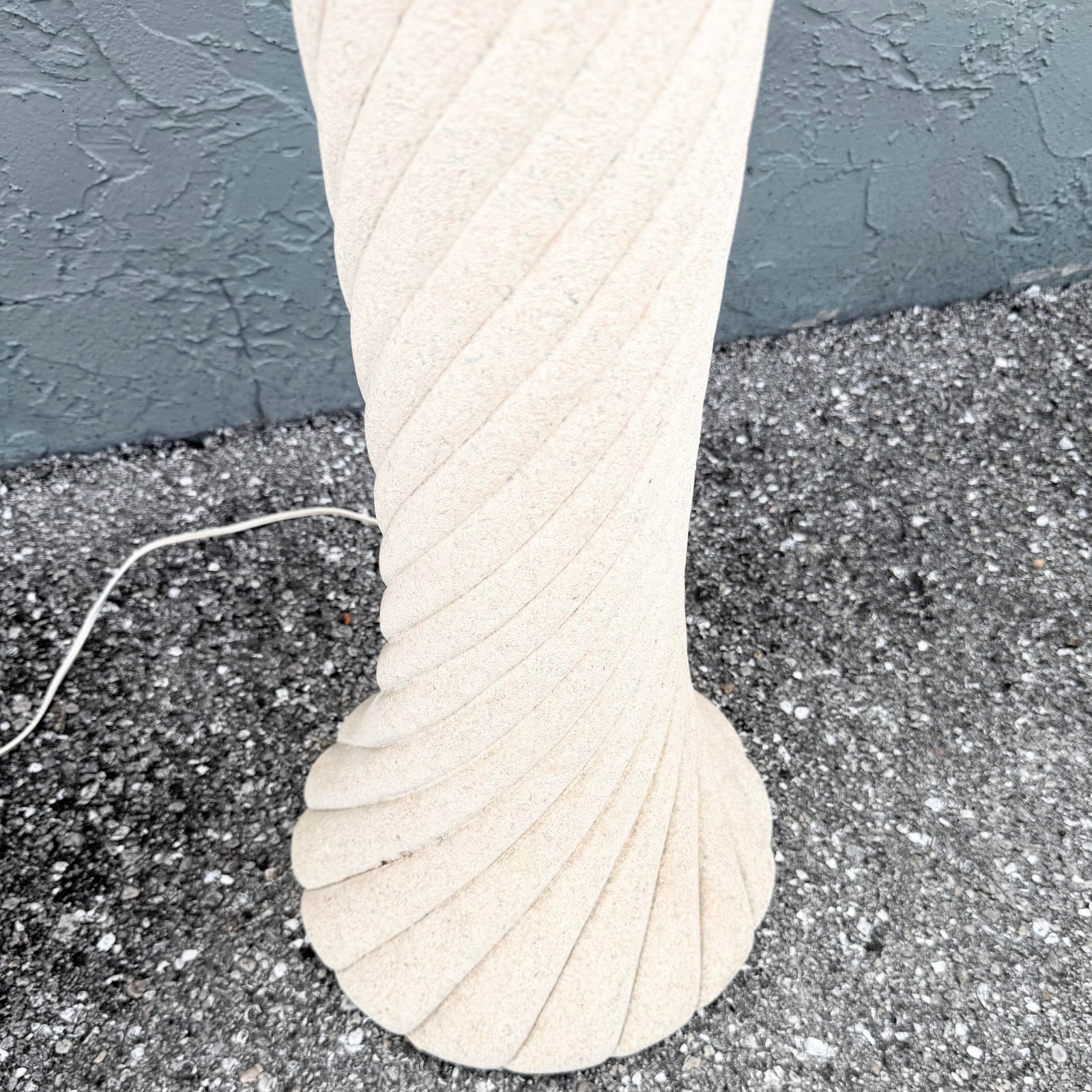 Postmodern Pink and Green Speckled Swirl Floor Lamp - 5
