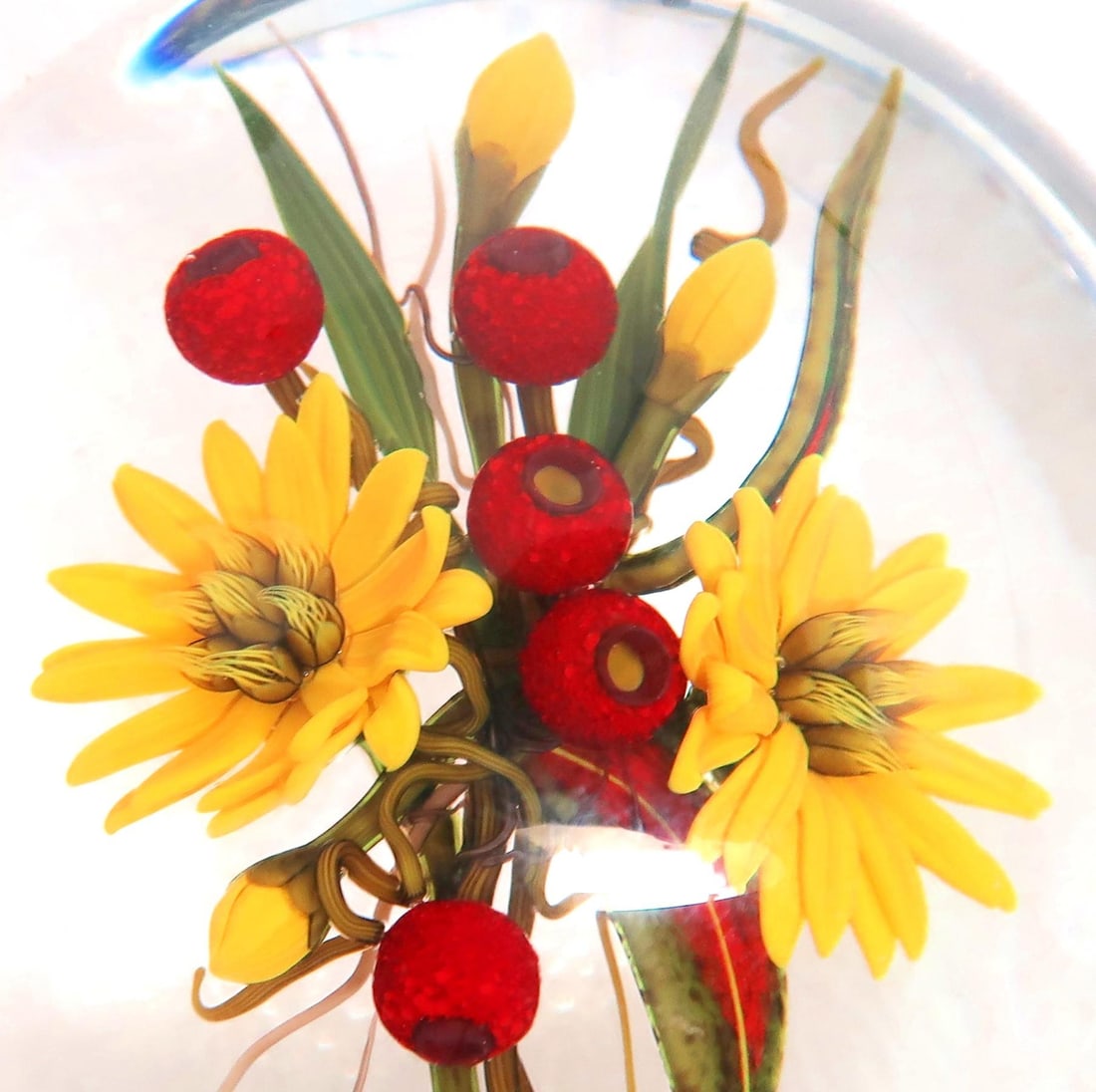 Chris Buzzini (American B. 1949) -One of a Kind Magnificent Paperweight From the Widely Acclaimed Gl - 2