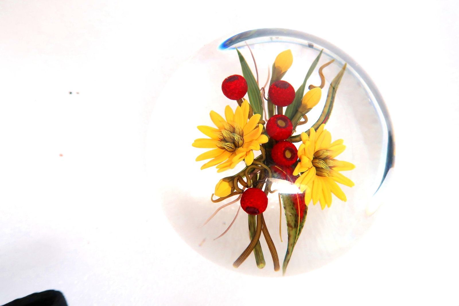 Chris Buzzini (American B. 1949) -One of a Kind Magnificent Paperweight From the Widely Acclaimed Gl - 5