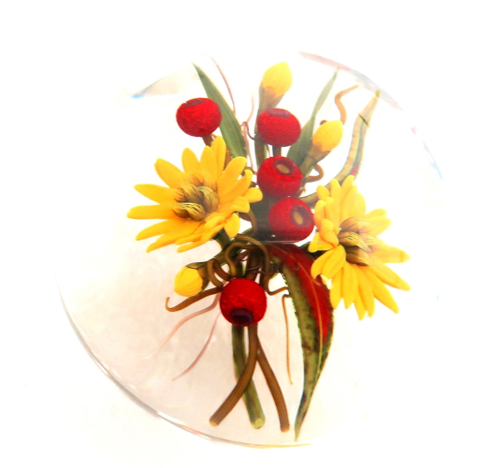 Chris Buzzini (American B. 1949) -One of a Kind Magnificent Paperweight From the Widely Acclaimed Gl - 6