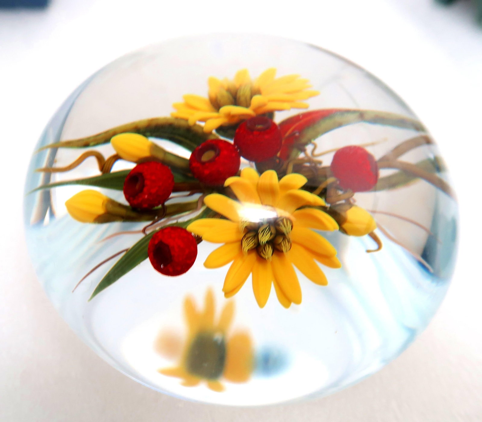 Chris Buzzini (American B. 1949) -One of a Kind Magnificent Paperweight From the Widely Acclaimed Gl - 7