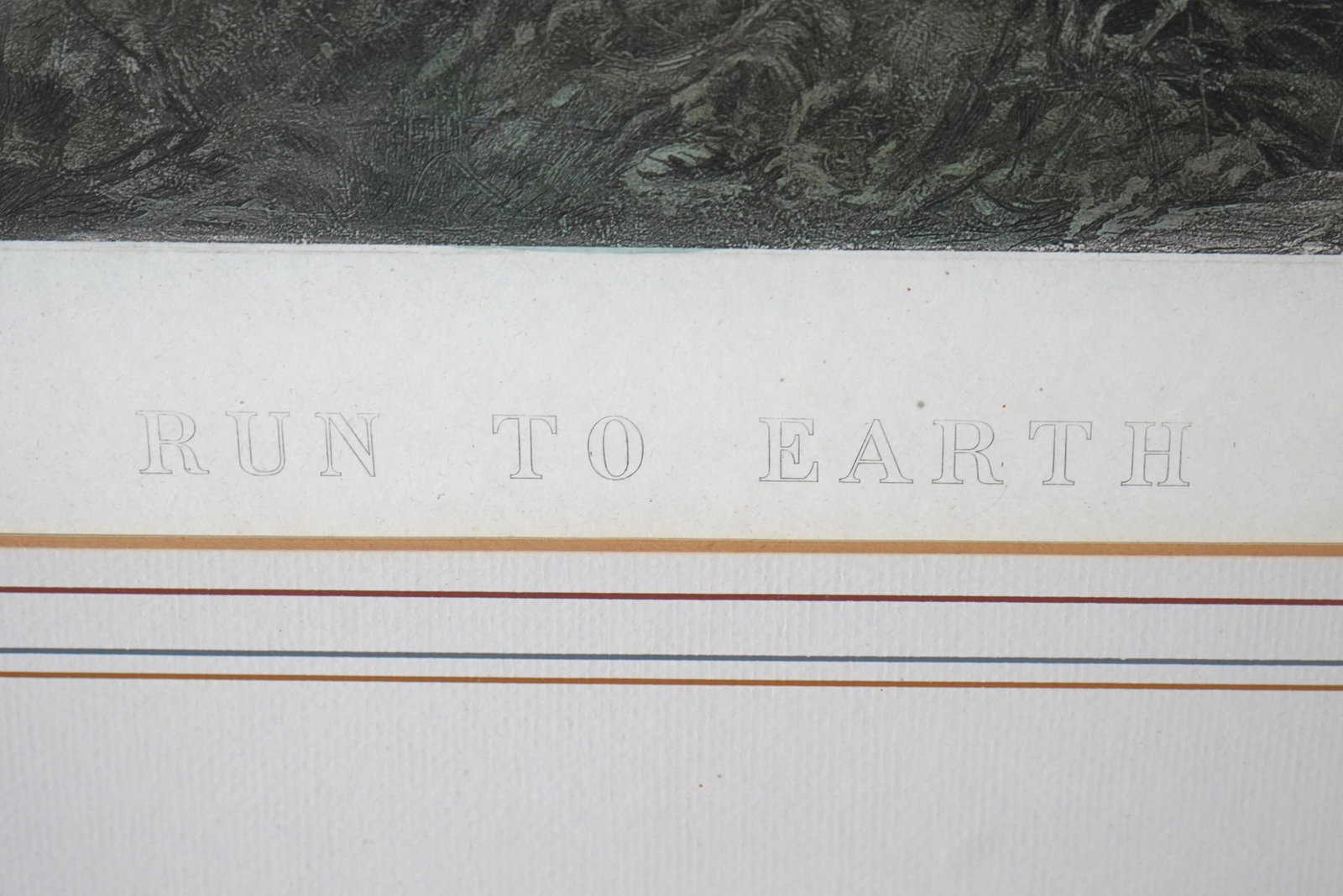 Run the Earth Heywood Hardy Hunt Scene Engraving - 8