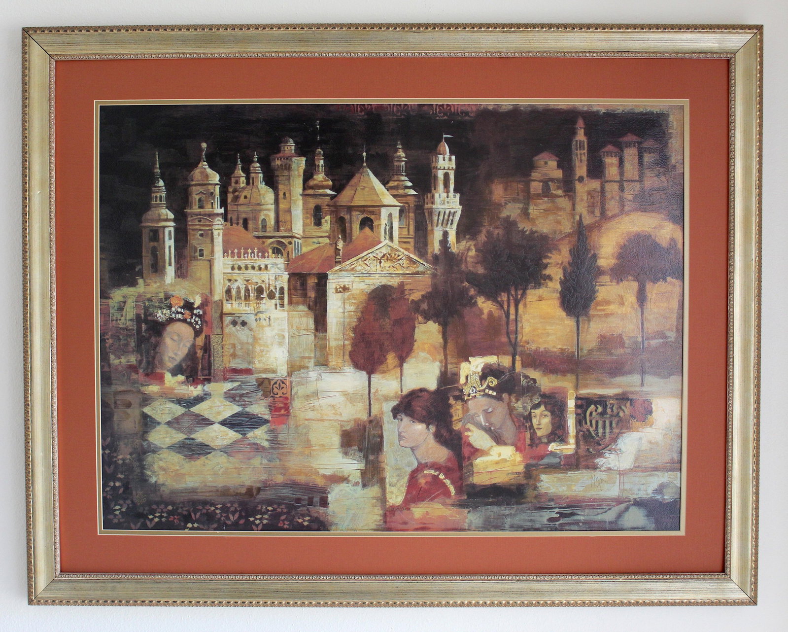 Peter Nixon "Arcadia" Signed Limited Edition Serigraph - Custom Gold Frame With Coa - 2