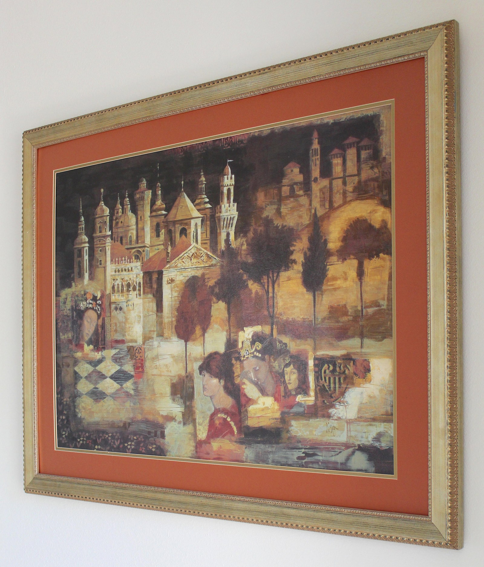 Peter Nixon "Arcadia" Signed Limited Edition Serigraph - Custom Gold Frame With Coa - 4