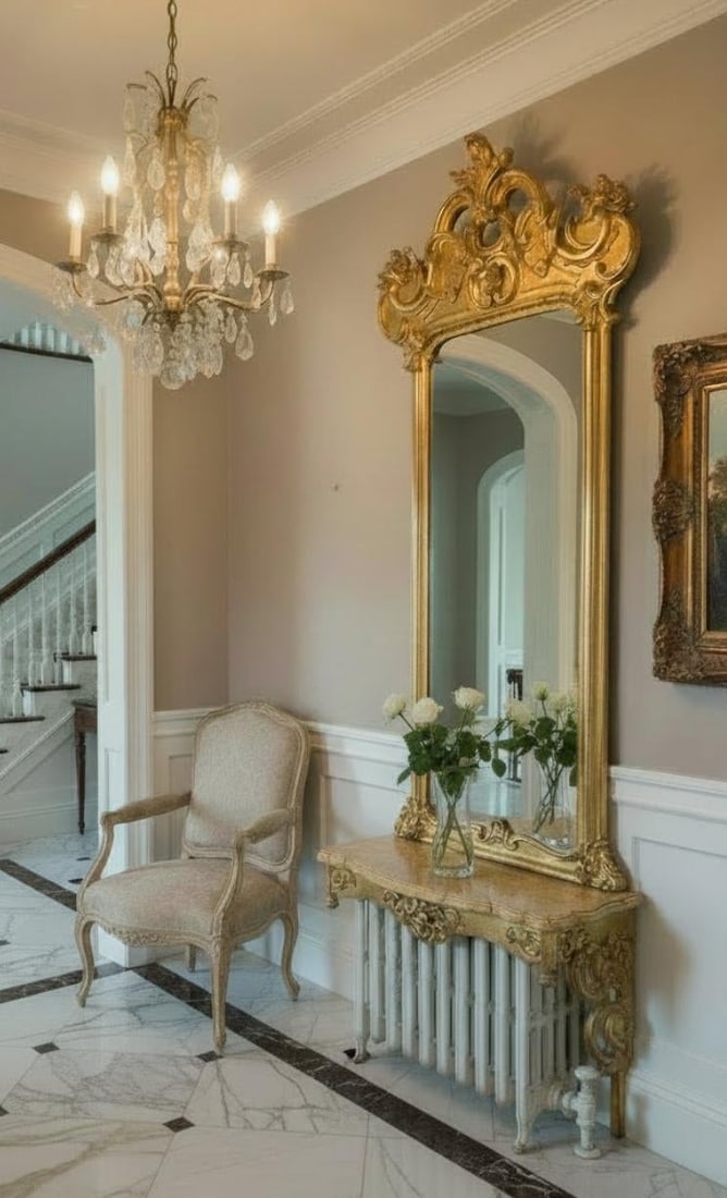 Monumental 19th-Century Rococo Revival Giltwood Pier Mirror &Amp; Matching Console, C. 1860-1875 - 2