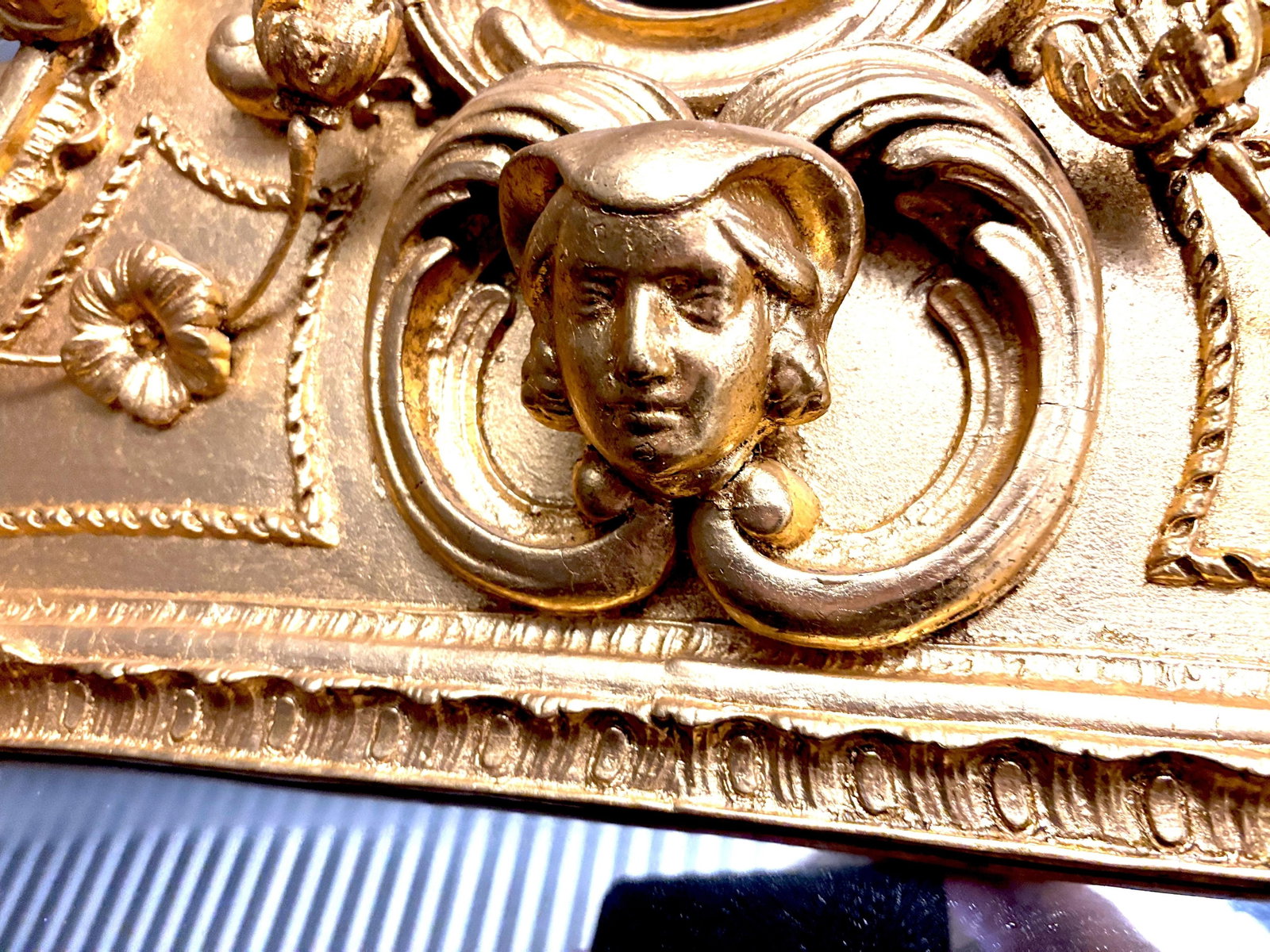Monumental 19th-Century Rococo Revival Giltwood Pier Mirror &Amp; Matching Console, C. 1860-1875 - 6