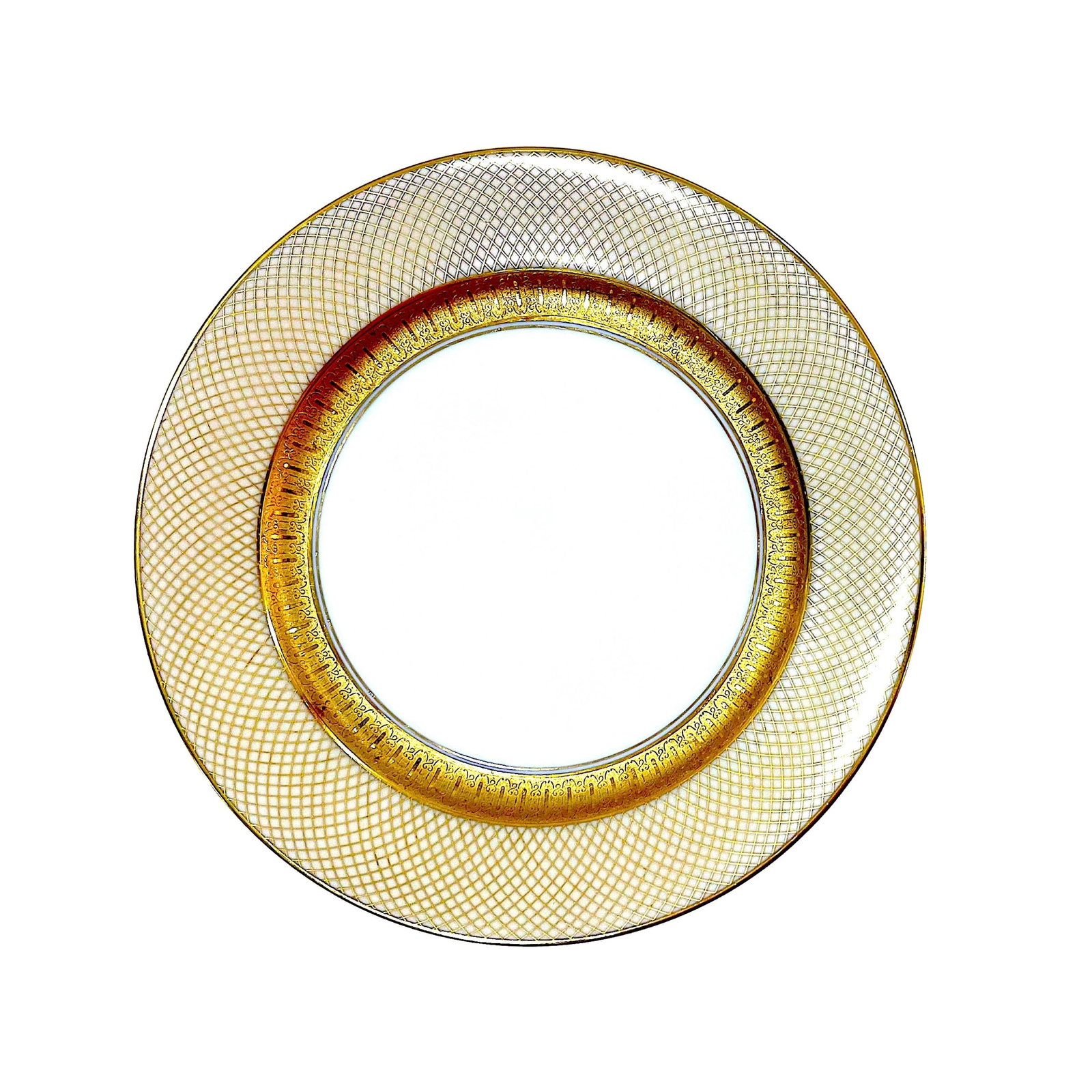 1960s Rosenthal Golden Grail Encrusted Gold Porcelain Dinnerware by Raymond Loewy - 45 Piece Service - 6