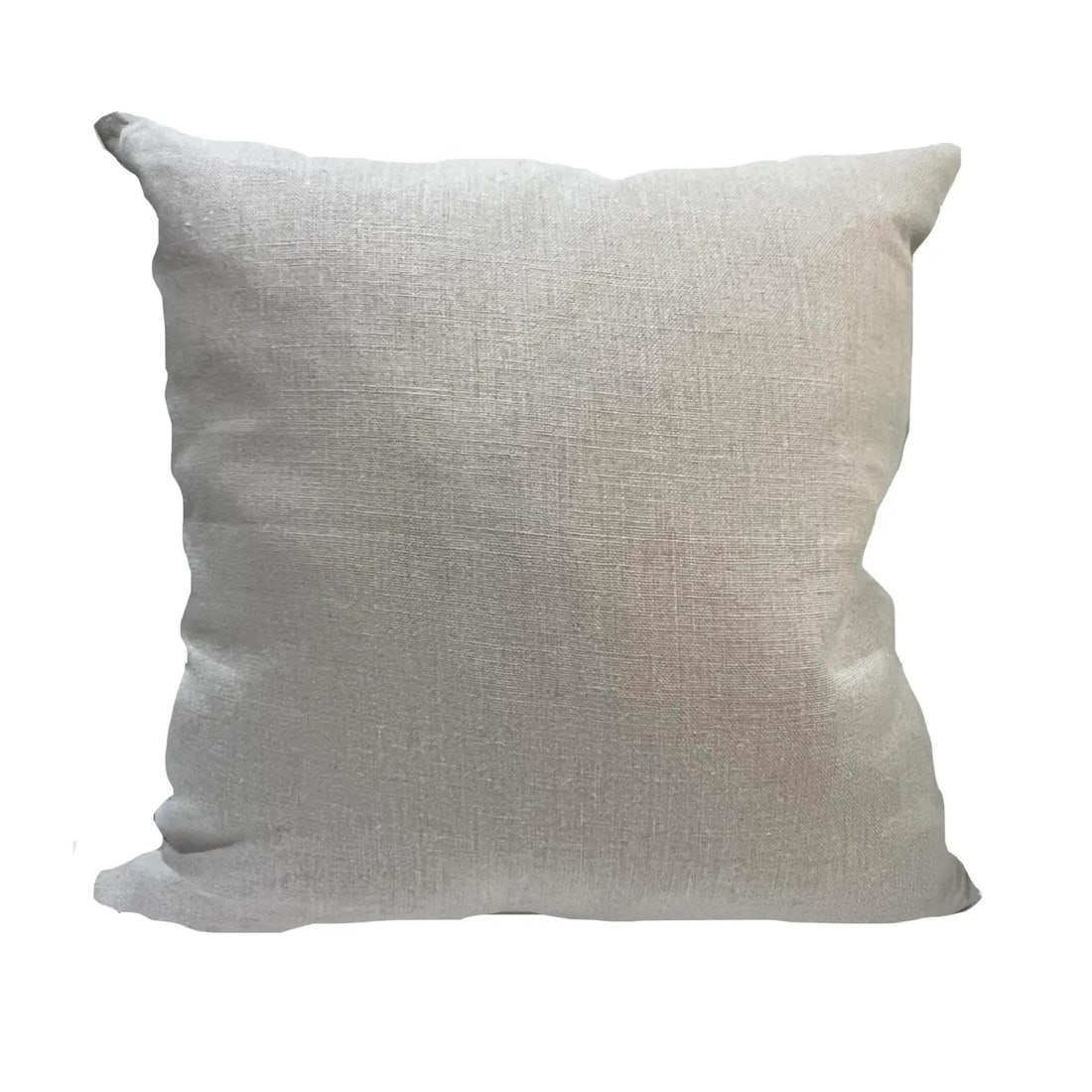 Kuba Cloth Ecru Figures Pattern Pillows by St George - Down Fill - Pair - 8
