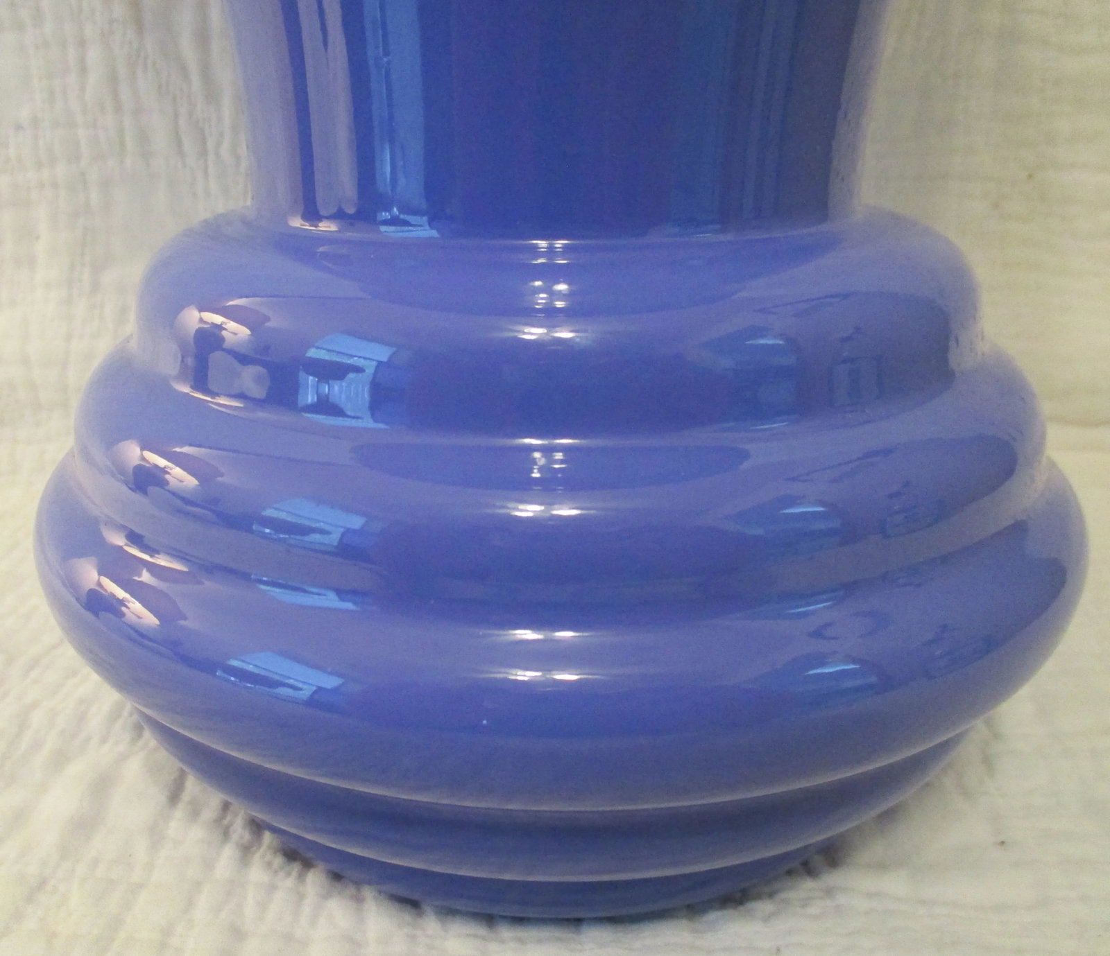 Contemporary Blue Glass Italian Trophy Vase - 6