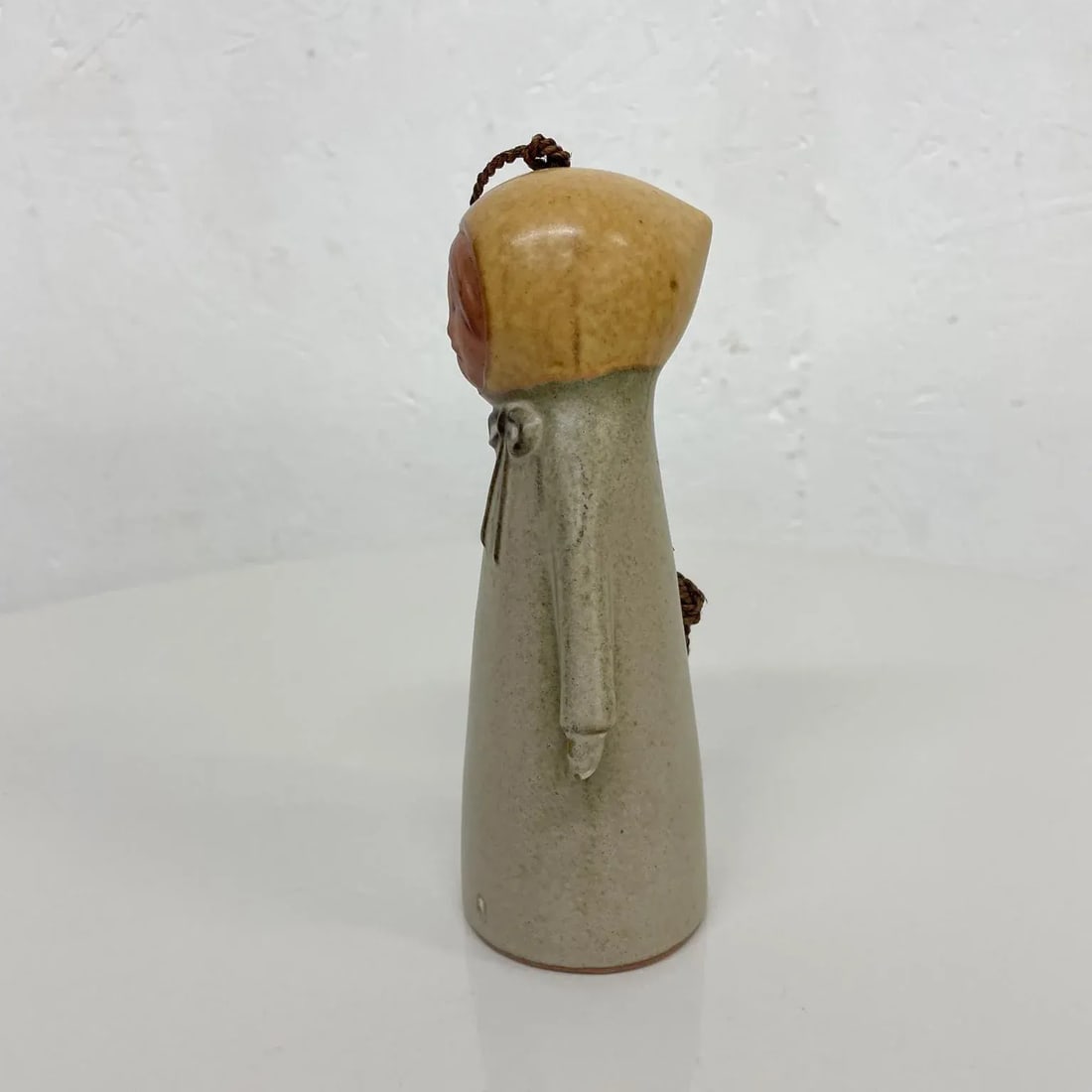 Mid-Century Modern Scandinavian Hanging Doll Bell Hand Crafted Art Pottery - 6