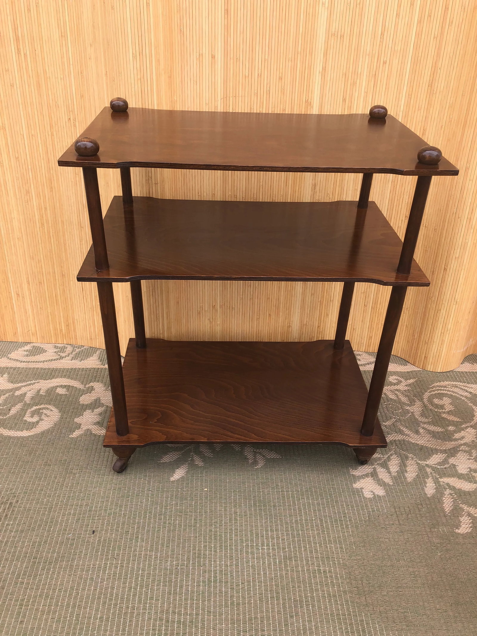 1970s Hollywood Regency 3 - Tier Side Table - 2